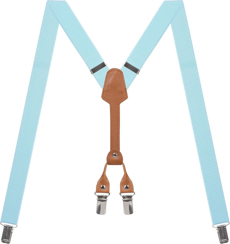 Action Ward Store Women's Suspenders - 1" Width - Y Back 4 Clip Skinny Ladies Suspenders - Image 1